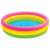 Intex rainbow inflatable three-ring children's pool, front view