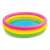 Intex rainbow inflatable three-ring children's pool, side view