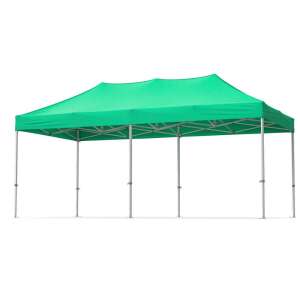 3x6 méteres összecsukható kerti pavilon sátortetővel - zöld 71363779 Kerti bútorok