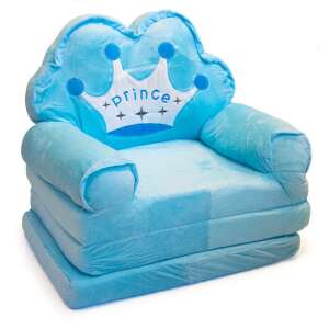 Kihúzható és ággyá alakítható fotel gyerekeknek - kék 71531448 Babafotel