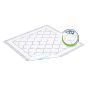 TENA Bed Secure Zone Plus абсорбираща подложка за инконтиненция, 40x60cm, за защита на леглото, стола или инвалидната количка - Домашни грижи