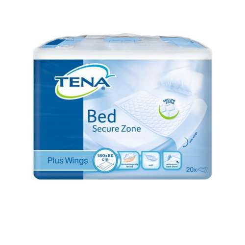 Tena Bed Secure Zone Plus Wings with wings 80x180cm (20pcs)