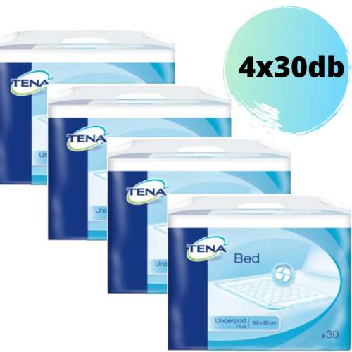 Подложки Tena Bed Secure Zone Plus, 4 опаковки по 30 броя