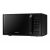 Front view of Samsung MS23K3513AK/EO black microwave oven