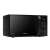 Samsung MS23K3513AK/EO 23L black microwave oven with Quick Defrost and Keep Warm functions, angled view