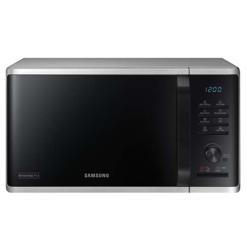 Samsung MG23K3515AS/EO Szabadonálló Mikrohullámú sütő, 23L, 800W, 6 fokozat, Browning Plus, Keep Warm, Grill, Szürke-Fekete