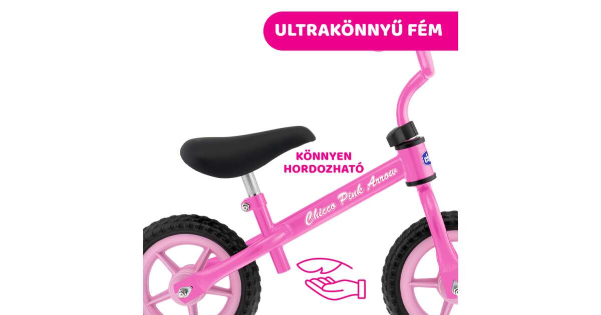 Chicco pink clearance arrow balance bike