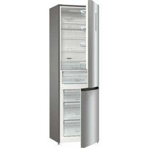 Gorenje NRK6202AXL4 alulfagyasztós hűtőszekrény, 353L kapacitás, No Frost, E energiaosztály, inox kivitel - Beépíthető hűtőszekrény, Alulfagyasztós hűtőszekrény, Felülfagyasztós hűtőszekrény, Egyajtós hűtőszekrény és Minihűtő