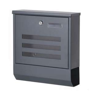 ModernHOME Stainless Steel Mailbox #anthracite