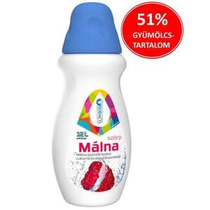 Sirop de zmeură SodaCo, 500 ml, pentru a face 12 litri de sirop, 51% conținut de fructe, din fructe reale, cu capac practic de dozare, produs maghiar