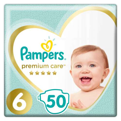 Pampers Premium Care Jumbo Pack Nadrágpelenka 13kg+ Junior 6 (50db) 31602500