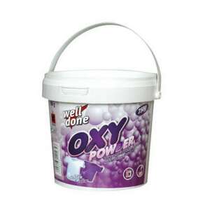 Well Done Oxy Powder folttisztító fehér és színes ruhákhoz, 750g - Well Done