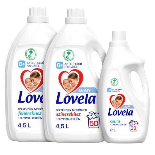 Lovela Baby Hypoallergenic Detergent de rufe pachet pentru 100 de spălări