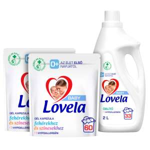 Lovela Baby Hypoallergenic Washing Capsule Pack for 120 washes