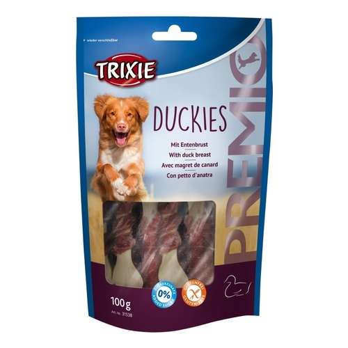 Trixie Premio Duckies kacsamelles snack csontocskák (4 x 100 g) 400 g 31602682