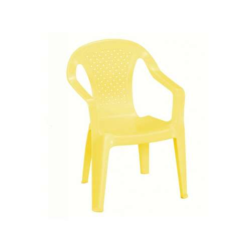 Camelia műanyag gyerek szék - sárga