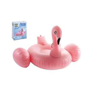 Rosa Flamingo aufblasbarer Pool-Schwimmring, 150x154x95cm - Aufblasbare Strandspielsachen