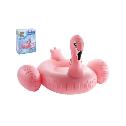 Flamingó felfújható úszósziget 150x154x95cm