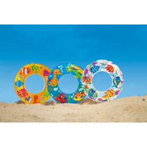 Schwimmring mit Ozean-Motiv für Kinder, 51 cm Durchmesser, in verschiedenen Farben - Schwimmreifen für Kinder