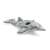 Inflatable dolphin pool float, 175x66 cm