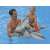 Aufblasbarer Delfin Pool-Schwimmtier für Kinder, 175x66 cm