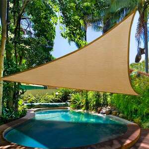 Żagiel przeciwsłoneczny - 2 x 2 x 2 m - beżowy