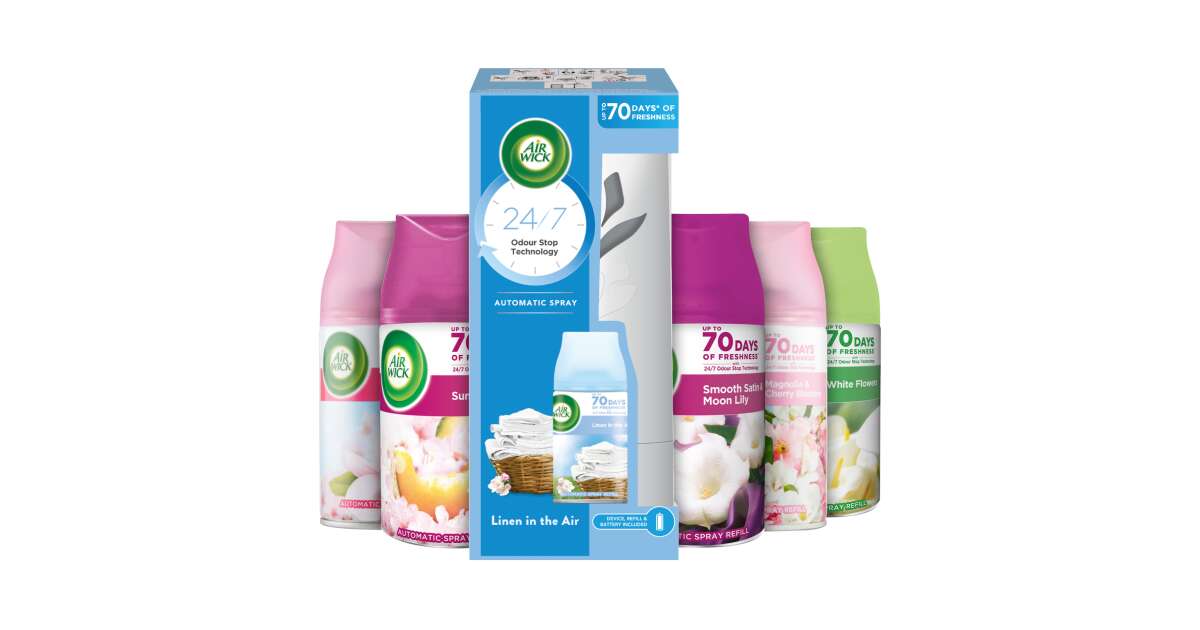 Air Wick Freshmatic refill pack with Fresh Dress and White Lily