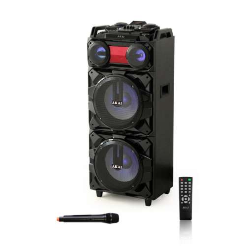 Akai ABTS-T1203 hordozható Bluetooth Hangszóró mikrofonnal