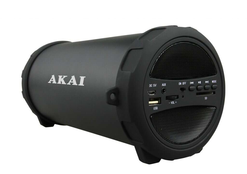Akai ABTS-11B hordozható bluetooth hangszóró, fekete