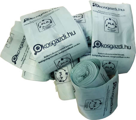 Környezetbarát, komposztálható kakizacskó - 20 db-os kiszerelés (1 roll x 20 zacskó)