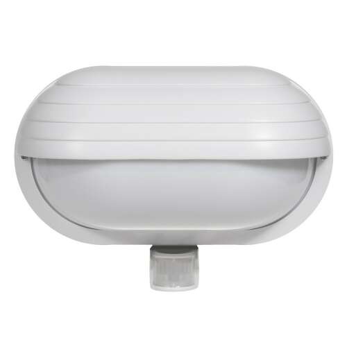 Lampă cu senzor de mișcare Maclean wave, albă, exterior, 60W, 180°