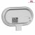 Maclean fali lámpatest, PIR érzékelővel, max. 60W, 180°, MCE33W 59657268