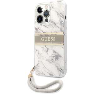 Калъф Guess iPhone 13 Pro Max Marble с каишка - Guess