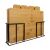 4-piece Bamboo Cutting Board Set with Stand 59668117