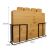 4-piece Bamboo Cutting Board Set with Stand 59668117