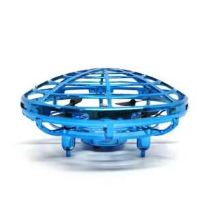 OZN drona - jucarie zburatoare pentru copii - LED, alimentata cu baterii - 11 x 11 x 4 cm 59674584 Jucarii pentru activitati in aer liber