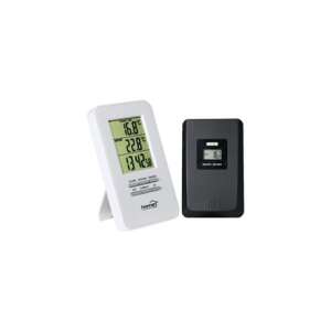 Home HC 11 drahtloser Innen- und Außenthermometer mit Wecker, zeigt Innen- und Außentemperatur, Uhrzeit und Datum an - Home by Somogyi