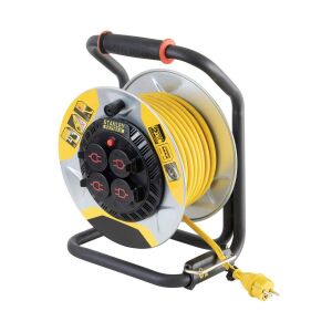 Stanley Fatmax 25m Kábeldob 4 aljzattal, IP44 védelemmel - Lámpa & Világítás