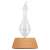 HOME Aromadiffúzor AD 15 P aroma diffuser with color changing mood light, glass bottle, wooden base