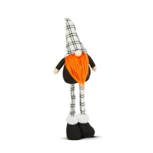 Halloween-i skandináv manó - 60 cm - narancs szakállal