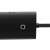 Baseus Lite sorozat 4 portos USB-C hub adapter, fekete, USB-C port közeli képe