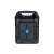 Blaupunkt MB06 portable Bluetooth speaker, black and blue, back view