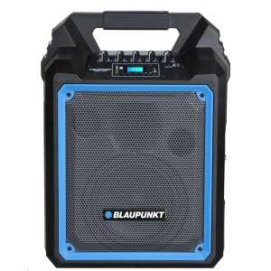 Blaupunkt MB06 portable Bluetooth speaker, black and blue, front view - Speaker