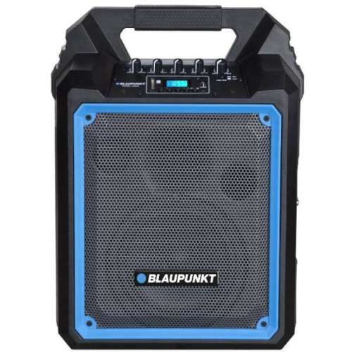 Blaupunkt MB10 portable Bluetooth speaker, black and blue