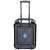 Blaupunkt MB10 portable Bluetooth speaker, back view with handle and wheels