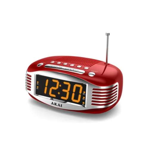 Akai CE-1500 Uhrenradio #rot 31605017