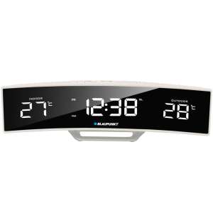 Blaupunkt CR12WH weißer digitaler Wecker mit Radio und Innen-/Außentemperaturanzeige - Innenarchitektur