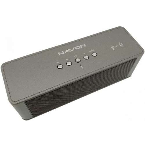 Navon NWS-76 grey Bluetooth speaker with NFC, close-up view