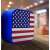 Navon NWS-23 portable Bluetooth speaker, American flag design in use