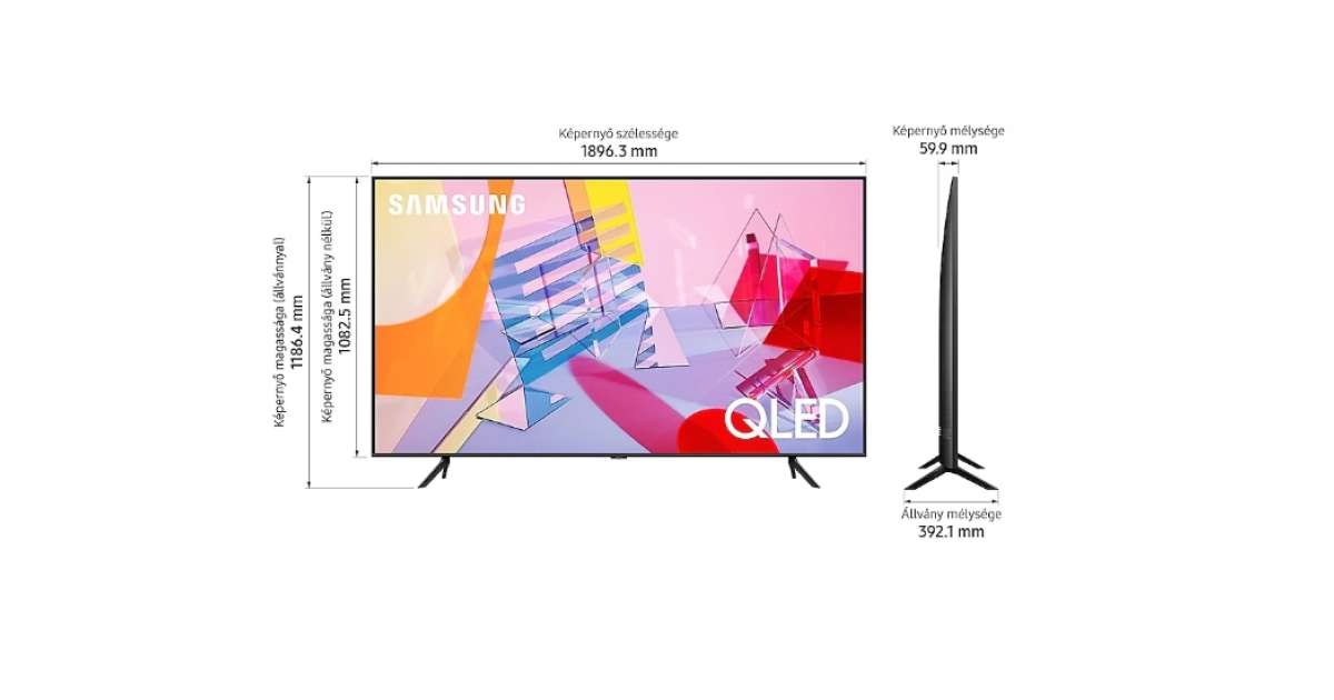 Samsung 85 QE85Q60T 4K Smart TV #fekete | Pepita.hu